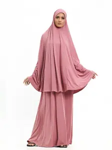 Women's Muslim Convenient Headscarf, Pure Color Hijab Scarf, Casual Elegant Sun Protection Windproof Wrap, Suitable for Daily Use