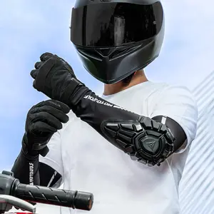 Motorcycle Riding Fall Protection Elbow Pads – Sweat-Absorbent, Quick-Drying Cuffs, Sun Protection, Ergonomic Fit, Durable Impact-Resistant Gear for All Seasons, Touring, Off-Road & Protective Sports Use, Comfortable and Secure Rider’s Equipment