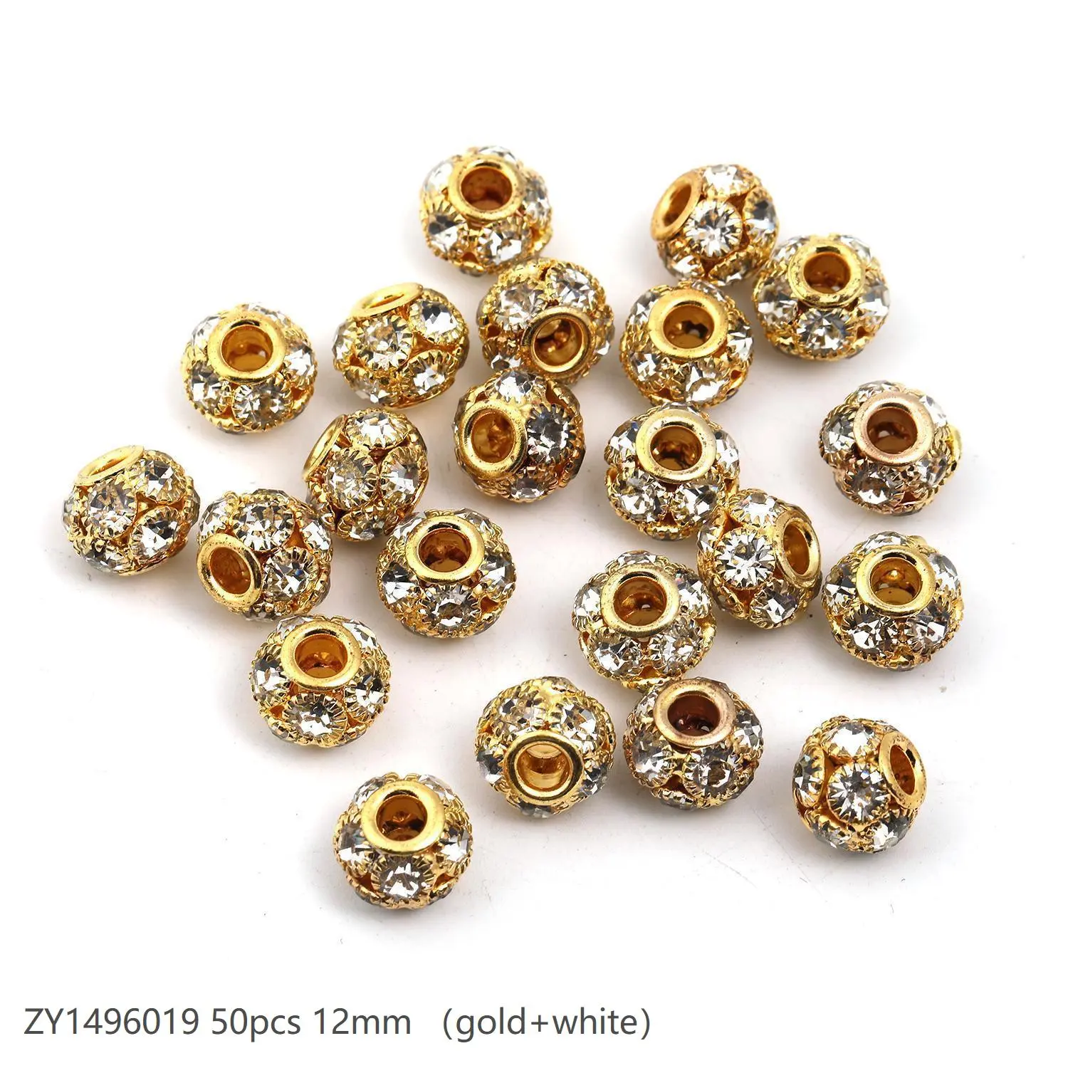 #146 (12mm 50pcs) Gold ZY1496019