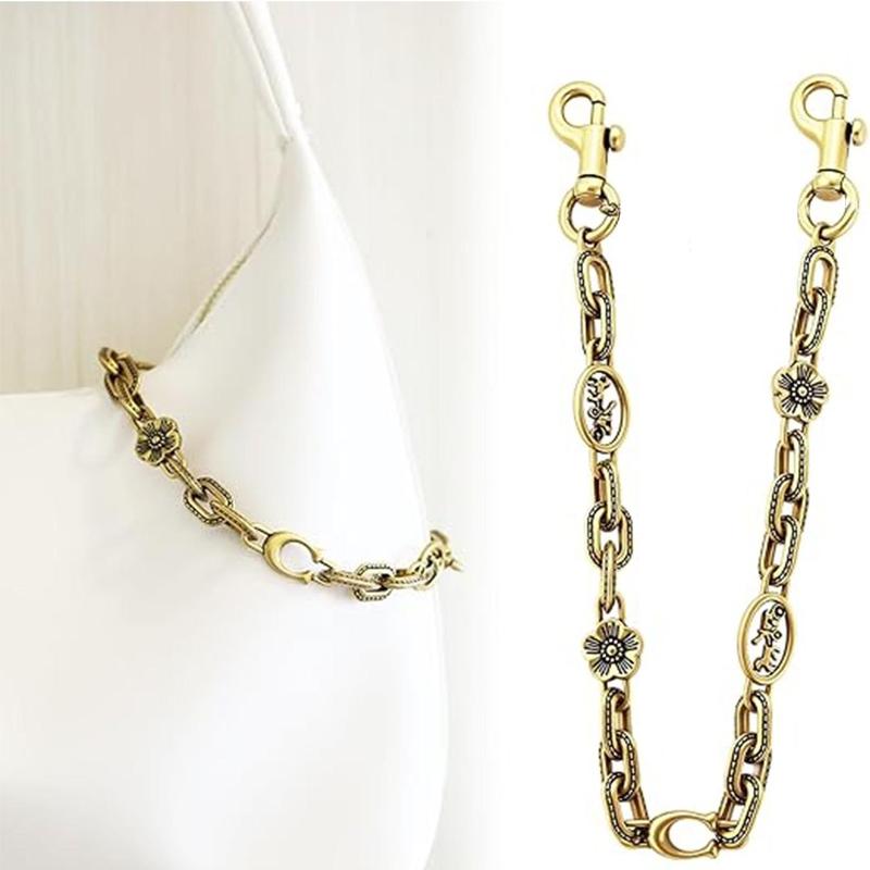 Chain Charm for Handbag, Purse Wallet &Pants Chain Jean Chains, Vintage Bag Strap Chains Extender, Classic Chain