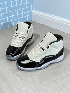 Trendy High-Top Basketball Shoes, Kangaroo Patchwork Colorway, Youth Durable Anti-Slip Performance Sneakers, All-Season Casual Wear, Stylish Basketball Shoes