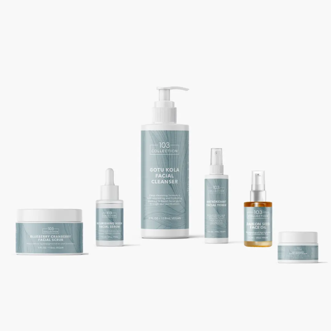 Vegan Antioxidant Radiant Glow Deluxe Bundle Hydrate Lightweight skin care kit skin  care sets Moisture Moisturizer
