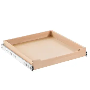 【Summervibes】VEVOR Pull Out Cabinet Organizer,  , 20"W x 21"D Cabinet Drawer, Soft Close Slide out Shelf, Heavy-Duty Sliding Wood Drawer, Bottom and Side Assembly Base Cabinet Organization for Kitchen Pantry Bathroom