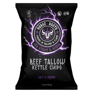 Sea Storm & Pepper - Beef Tallow Kettle Chips (6-Pack)