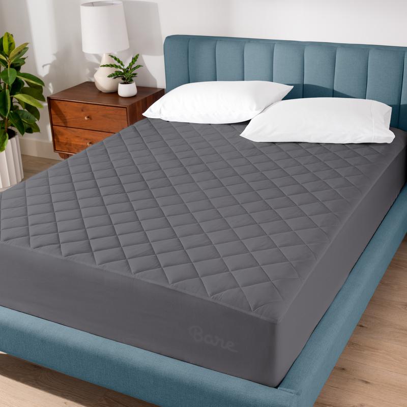 Bare Home Quilted Mattress Pad - Soft and Comfortable Padding for Your Mattress