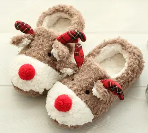 Christmas Reindeer Slippers