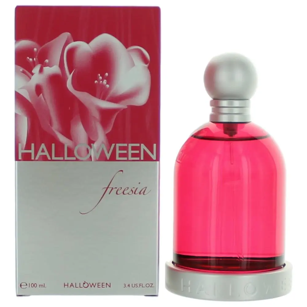 J. Del Pozo Halloween Freesia Floral Fresh Women's EDT Spray - 3.4 oz (3-3.9 fl oz), 100ml Perfume Bottle, 3 To 3.9 Fl Oz