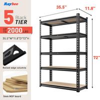 W30 35.5W*12D*72H 5-tier