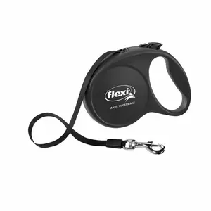 Flexi 8033770 Black Retractable Nylon Dog Leash Large