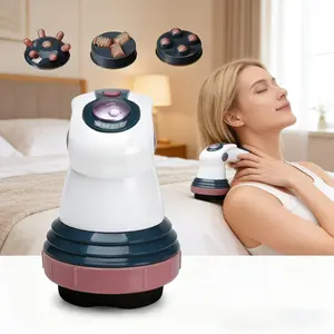 3 Speed Electric Vibration Handheld Tool With 3 Detachable Replacement Heads Adjustable Vibration Levels Non Slip Comfort Grip Lightweight Portable Compact Gadget For Home Gym Outdoor Fitness Daily Workout Auxiliary Use