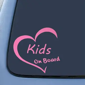 Heart & Letter Pattern Car Sticker, Vinyl Waterproof Car Decal, Car Exterior Decoration Accessories for Car Truck, Sticker for Cars