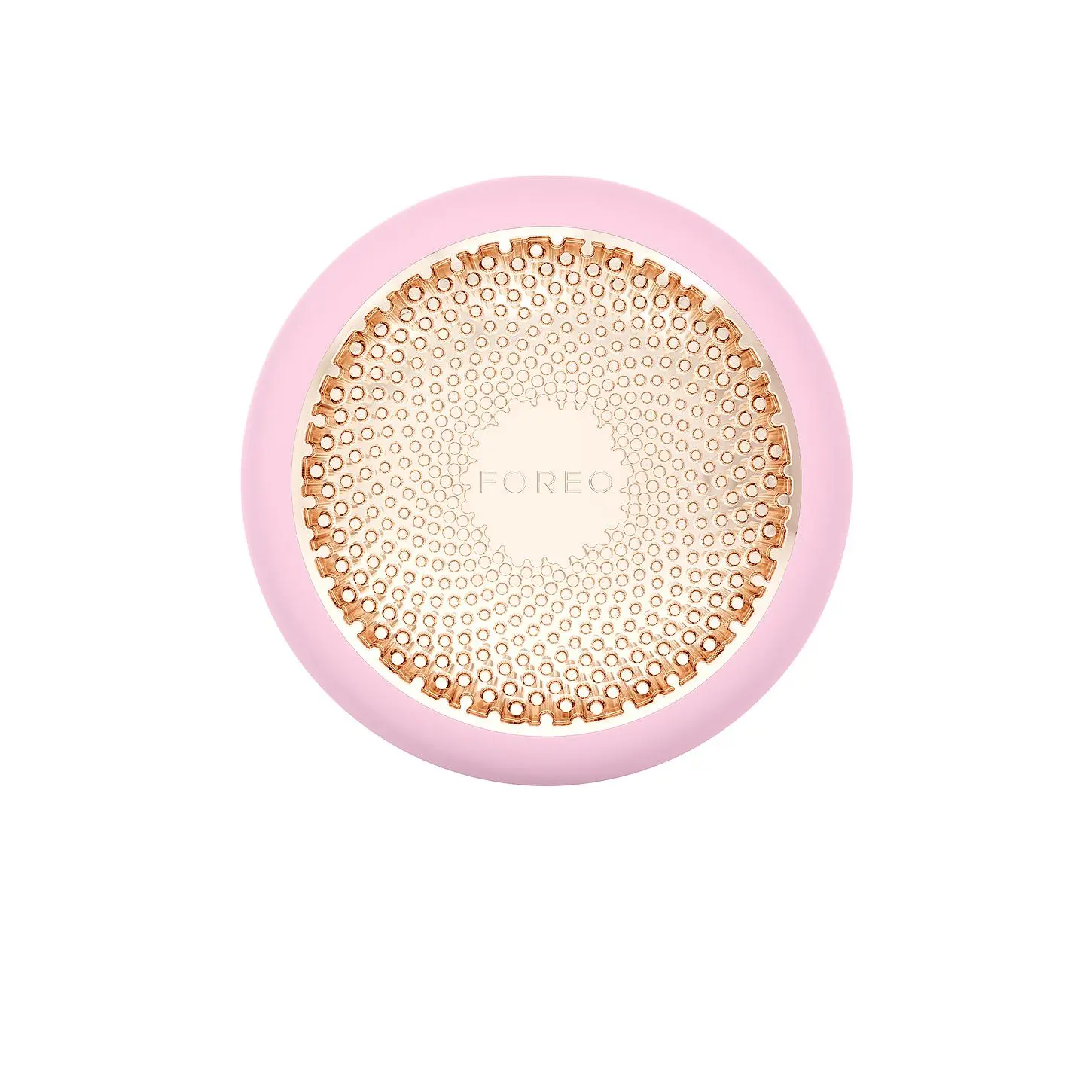 FOREO UFO 3 Facial Beauty Device - Gentle Blush Pink Rechargeable Facial Machine with Cryotherapy, 8 Preset Treatments, Circular Motion, Neck Compatibility, Boost Circulation, Increase Hydration for Mask Application
