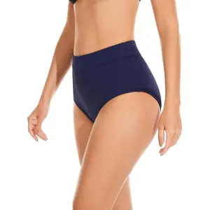 OVRUNS Period Swimwear Leakproof Bikini Brief Bottoms Waterproof Menstrual Swim Bottoms for Teens, Girls, Women