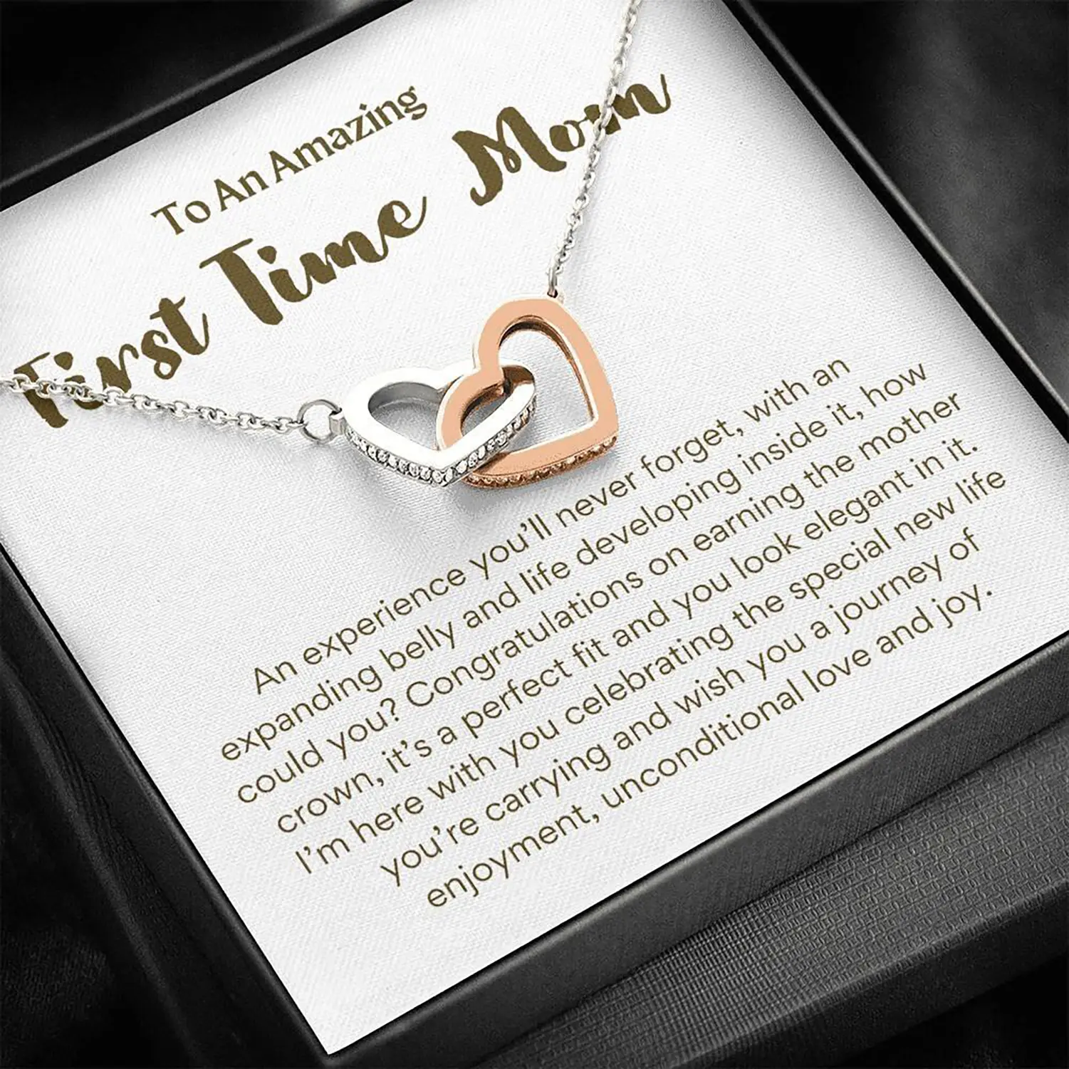 Personalized Pregnancy Gift for First Time Mom, For Mom to be Gift, Gift for Expecting Moms Necklace, Present for Expecting Moms, New Mom Gift Jewelry