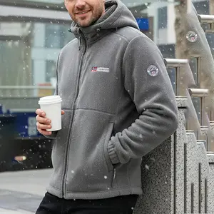 Christmas Cracker! New Autumn and Winter Warm Fleece Jacket, Stylish Microfiber Fabric, Graphene Black Technology Lining with Cold-Resistant Insulation, Versatile, Perfect for Autumn and Winter. Menswear Coat daily outdoor casual wear mens  winter  jacket