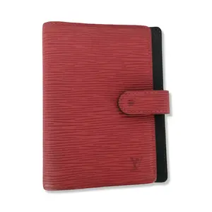 Pre-owned Louis Vuitton Epi Leather Small Leather Goods Red Small Ring Agenda Cover LV1905