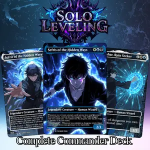 Solo leveling Anime Proxy Deck 100 Cards + Tokens | Commander EDH