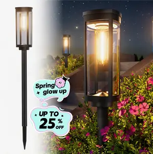 Elegant Solar Pathway Lights Modern Luxury | Easy Installation, Auto On/Off & IP65 Waterproof | For Garden, Yard & Driveway, Outdoor Solar Lighting, Decorative & Rechargeable
