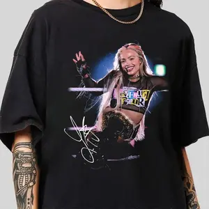 Liv Morgan Τshirt, Wrestling Tee, Sports Shirt, Gift for Him Gift For Her Crewneck Clothing Cotton Menswear Clothes Short sleeve Streetwear, Full Color, Full Sizes, For Men, For Woman