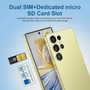 S25 Ultra Unlocked 5G Android 14 Smartphone.12GB+512GB,6.99" HD Display,68MP+108MPCam,7800mAh, Dual Card, Built-in Pen, FaceUnlock, , Case & Protector