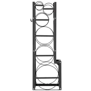 GARVEE Tank Rack for Refrigerant Cylinders, Holds 1 x 50 Lbs and 2 x 30 Lbs Cylinders, Space-Saving Design for Freon, Oxygen, Nitrogen Storage, Dimensions 15"x12"x48"