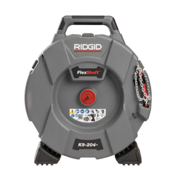 Ridgid 632-76198 FlexShaft K9-204 Drain Cleaning Machine with 70 ft. x 0.312 in. Cable 2500 RPM