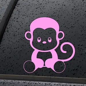 Monkey Decal/Sticker for Car Truck SUV Home Decor Cell Phone Laptop Tumbler Accessories vinyl Waterproof Car Sticker Decal