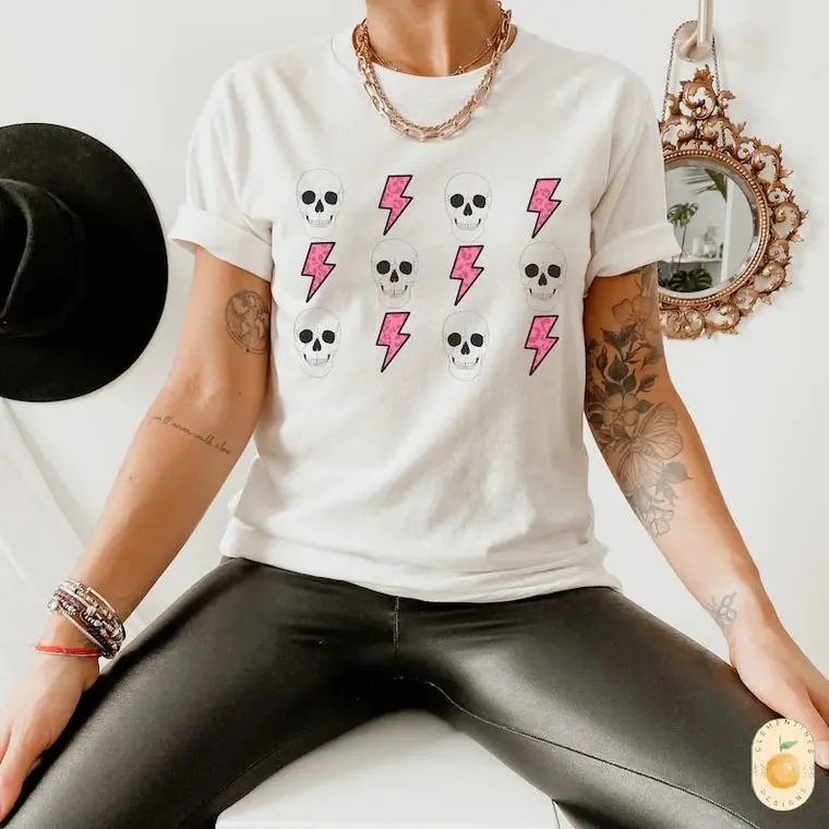 Lightning Skull Tee