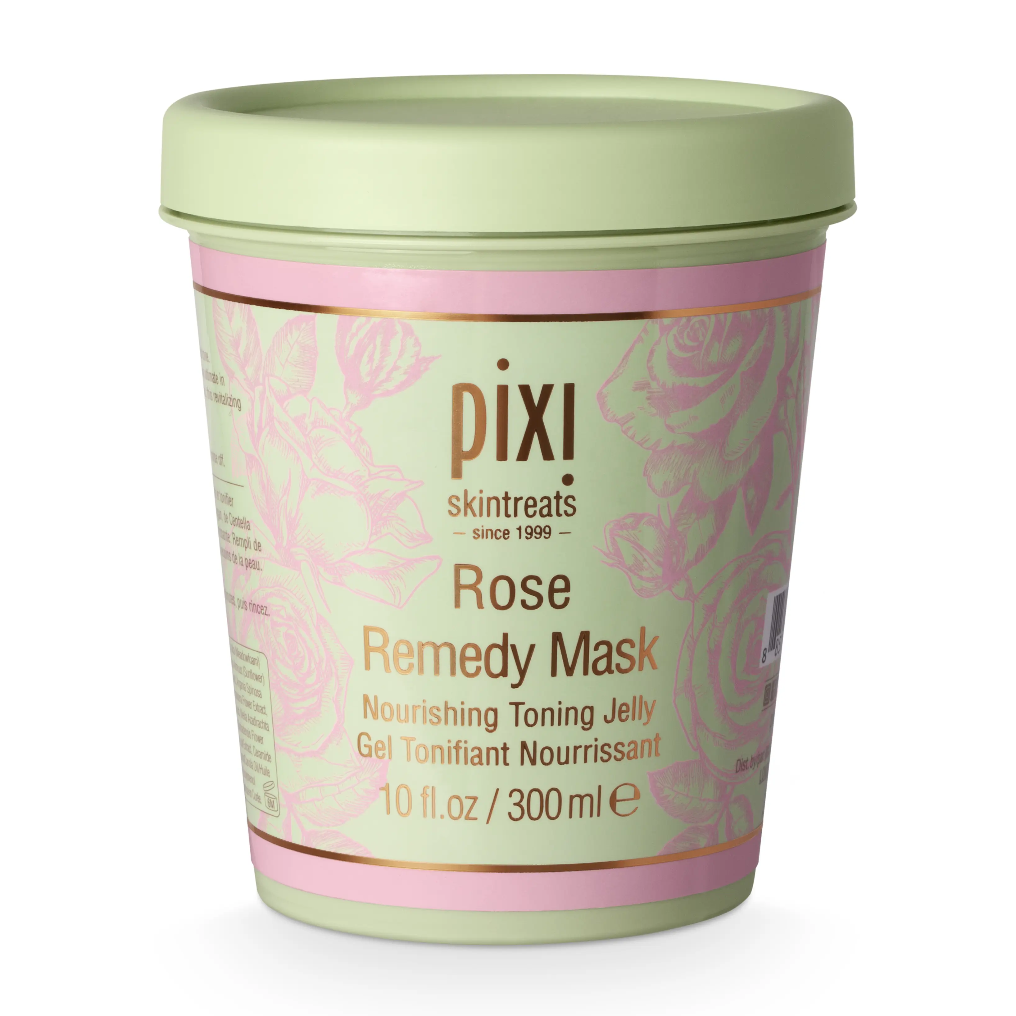 Pixi Rose Remedy Gel Facial Mask - Nourishing, Toning Jelly with Turmeric, Argan, Korean Face Mask Benefits for Evening Out Skin Tone & Texture