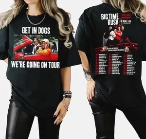 Big Time Rush Tour 2025 TShirt, Concert Band Full Size T-Shirt S-5XL