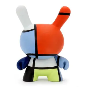 The Met 3 Inch Mondrian Showpiece Dunny - Classic & Novelty Toy