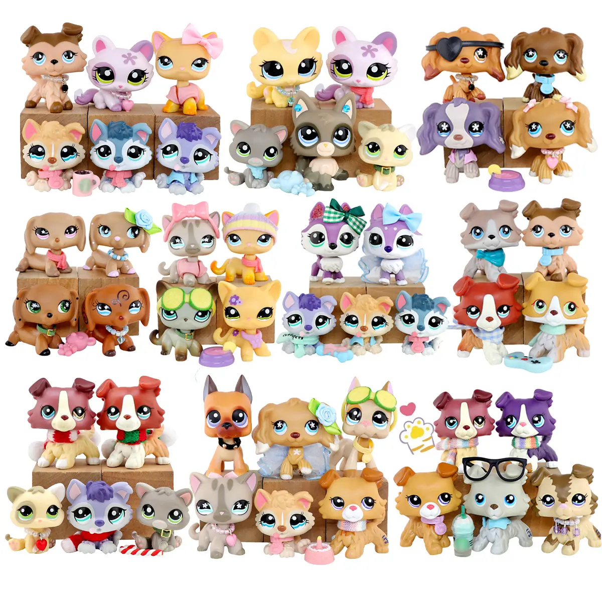 Mini Shop Pet Random for lps Figure Toys- Rare and Compatible with lps Collection