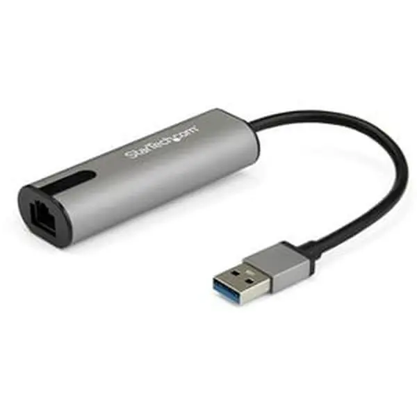 Startech Compact & Lightweight USB 3.0 Type-A to 2.5 Gigabit Ethernet Adapter - Plug-and-Play LAN Accessory, Native Drivers for Windows/Linux, 1000base-t Port, for Laptops, Home Office Electronic Devices Accessories (Portable Adapters & Cables Category)