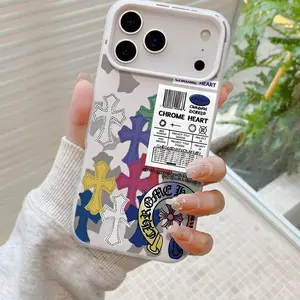 Chrome Hearts Coquette Style Candy-colored is suitable for iPhone 17/16/15, iPhone 17 Pro Max/16 Pro. It features dual shockproof protection and has a high-end texture. It is an ideal protective phone case for both men and women.