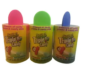 Triple Dip Candy Dip N Lik Strawberry, Blue Raspberry, Green Apple