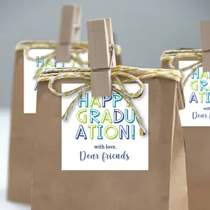 20sheets Graduation Seal Stickers Set, Congratulations Graduation Happy Sticker Labels, Celebrate Grad Gift Tags, School Supplies