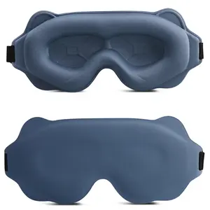 Sleep Mask for Men Women, 100% Blackout Eye Masks for Sleep, 3D Soft Sleeping Mask for Side Sleepers, Zero Pressure Lash Extensions Eye Cover Shade for Airplane Travel Essentials