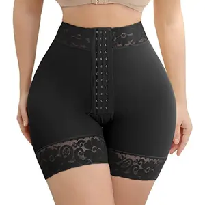 Women's High Waist Shapewear Shorts, Comfortable Breathable Front Button Design, Abdominal Control & Hip Lifting, Ladies Underwear Shaper