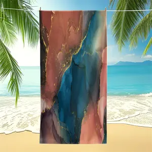 Marble Ink Print Beach Towel, Multiple Styles, Quick Dry Soft Skin-Friendly Absorbent Sand Free, Suitable for All People, Pool Camping Beach Towel, Ideal Gift Choice