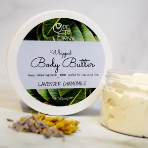 Lavender Chamomile Body Butter - 100% Natural Ingredients, Suitable for All Skin Types, Ideal for Daily Use