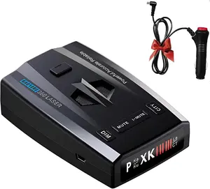 RAD1000 Police Laser/Radar Detector for Cars with Led Display,X/K/Ka/KU/ST/CT Band & Laser Detection,Long Range Detection,Mute Memory, City & Highway Modes,VG-2 Immune,Ideal Gifts