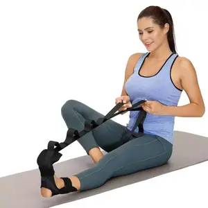 Foot and Calf Stretch Band Set, Ideal for Plantar Fasciitis, Heel Spurs, Drop Foot, Achilles Tendonitis, Yoga Foot and Leg Stretch