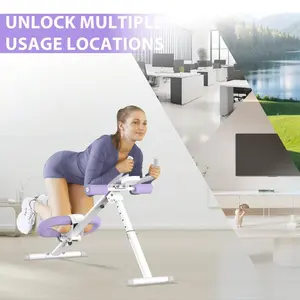 220 LBS Weight Capacity Workout Equipment, Adjustable Ab Machine Full Body Workout For Home Gym, Strength Training Exercise Equipment For Body Shaping Foldable Waist Trainer Suitable For Beginner