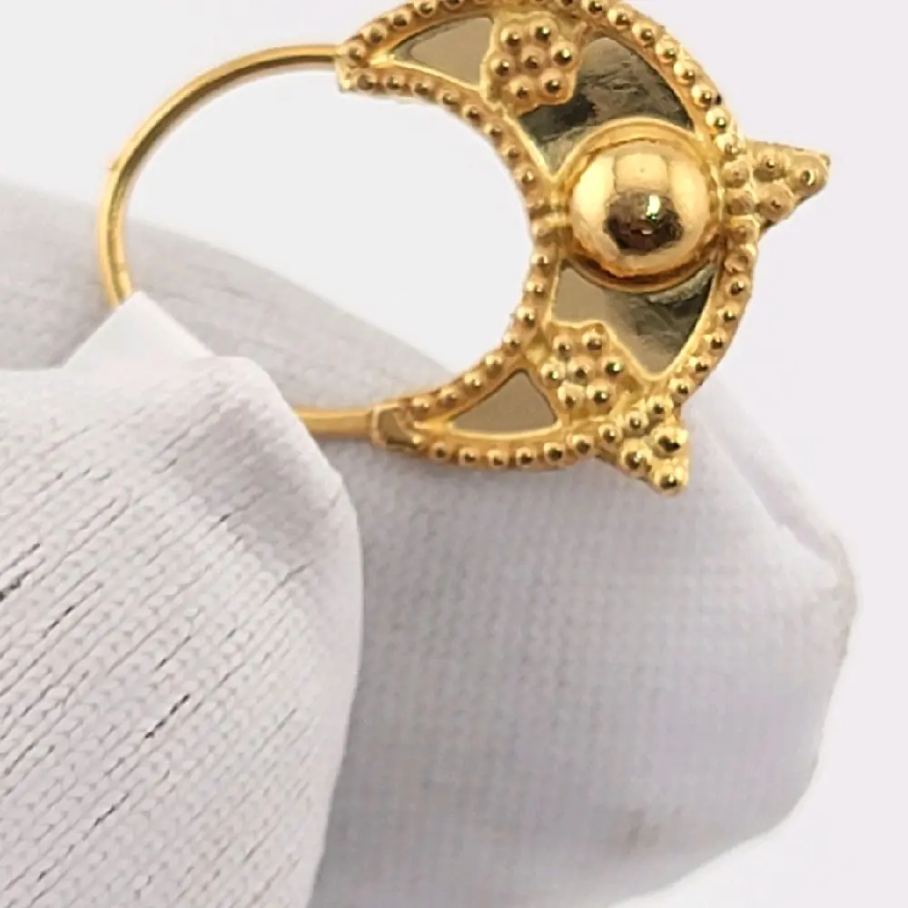 21k sukuren earing top . hanesha gold 0.8 21k sukuren earing top . hanesha gold 0.8