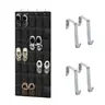Door Shoe Organizer, 24/35 Large Breathable Mesh Pockets, Space-Saving Over-the-Door Hanging Storage Holder, Heavy-Duty Closet Rack Hanger Holds Up to 40 lbs