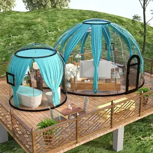 OED Tiny Homes Full House Outdoor Transparent Restaurant Igloos Bubble Room Star Glamping Hotel Tent Dome nature  hike
