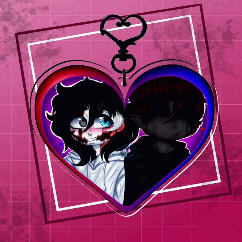 | CREEPYPASTA | Eyeless Jack X Jeff The Killer Acrylic Keychain