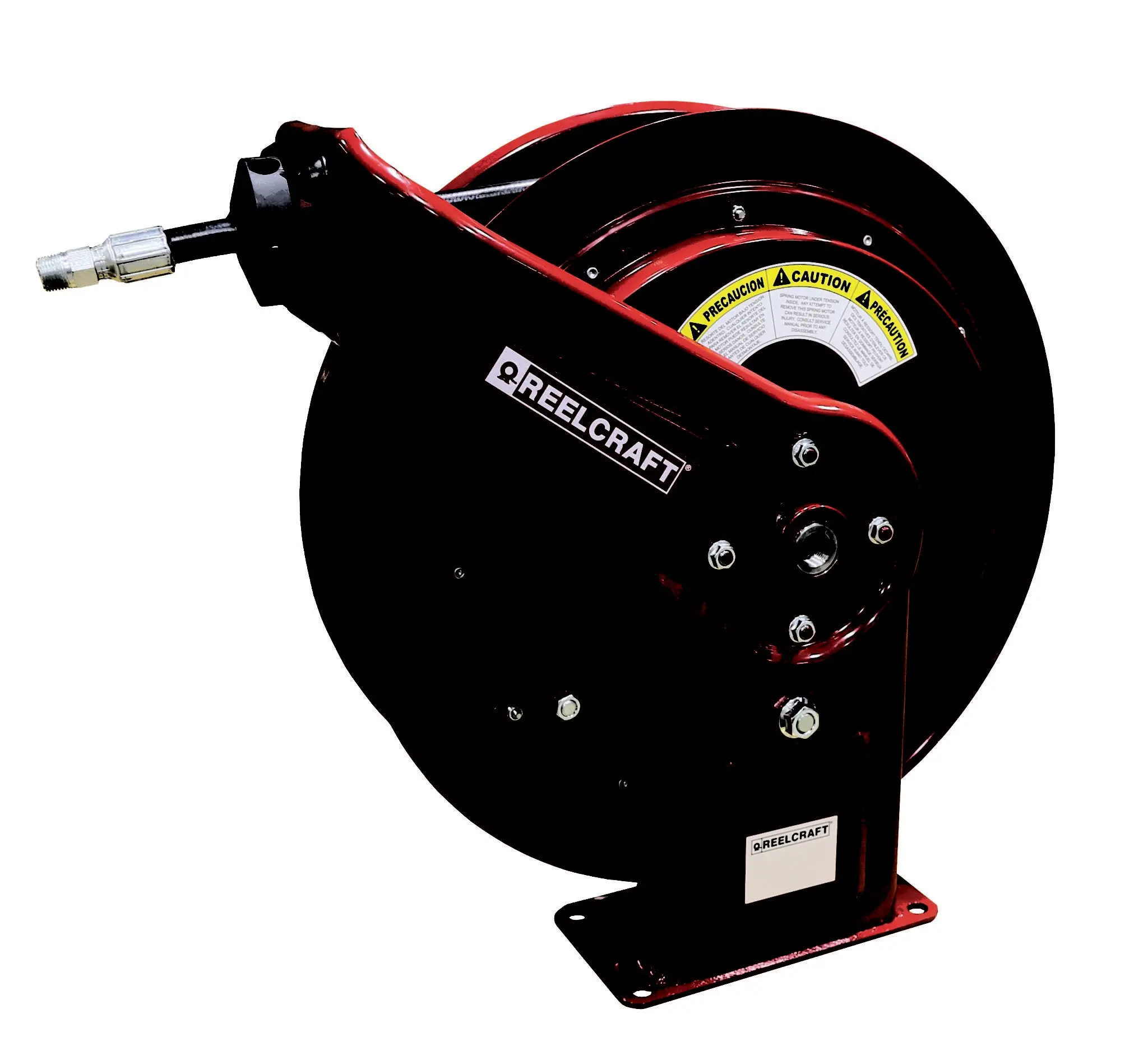 REELCRAFT HD76050 OHP 3/8 x 50ft, 4800 psi, REELCRAFT Grease Hose Reel with Hose