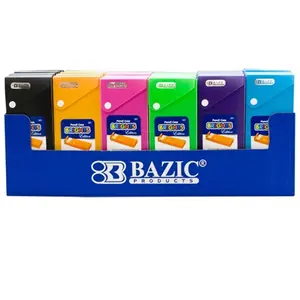 212 MAIN Bright Color Slider Pencil Case, Office School Supplies, DDI 670389, with PDQ Display (Case of 36)