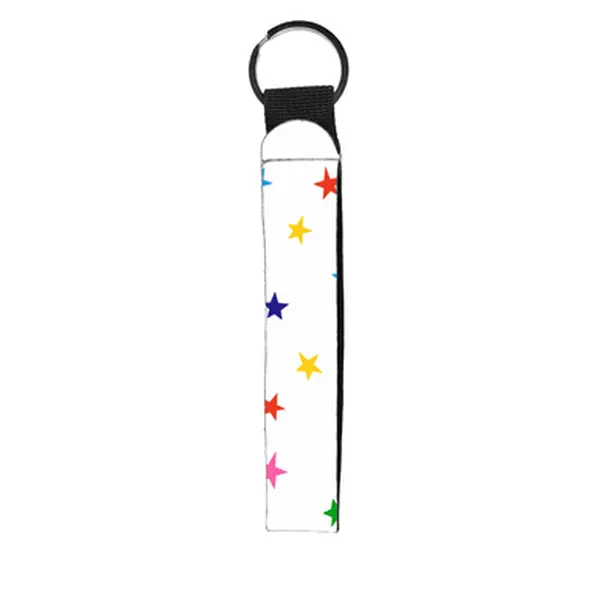 abbyrose Rainbow Stars Wristlet Key Chain